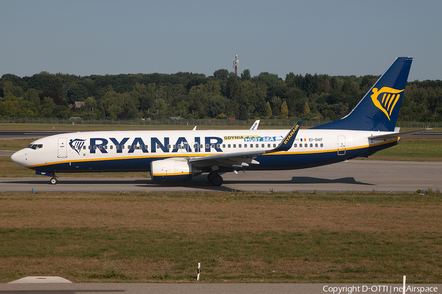 Ryanair Boeing 737-8AS (EI-DAF) | Photo 255478