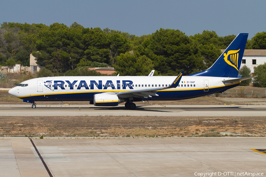 Ryanair Boeing 737-8AS (EI-DAF) | Photo 367818