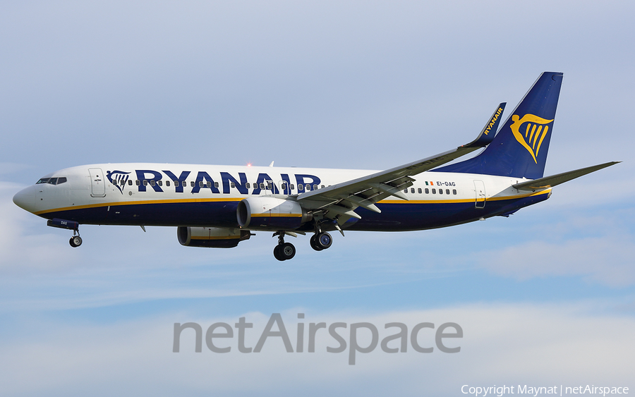 Ryanair Boeing 737-8AS (EI-DAG) | Photo 326470