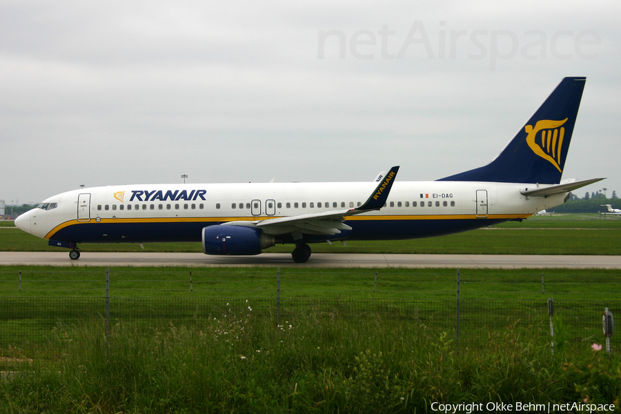 Ryanair Boeing 737-8AS (EI-DAG) | Photo 244412