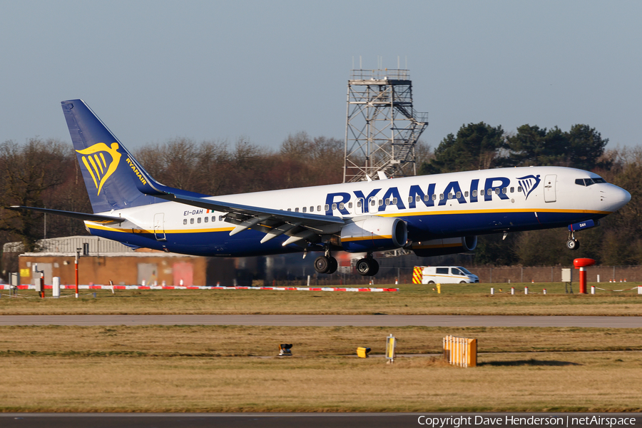 Ryanair Boeing 737-8AS (EI-DAH) | Photo 211254