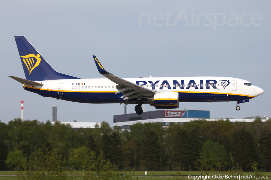 Ryanair Boeing 737-8AS (EI-DAI) | Photo 241921