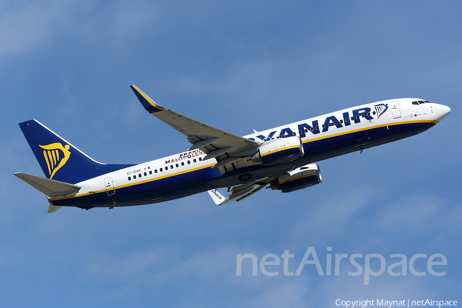 Ryanair Boeing 737-8AS (EI-DAK) | Photo 149955