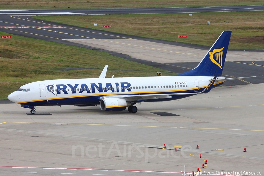 Ryanair Boeing 737-8AS (EI-DAK) | Photo 38348