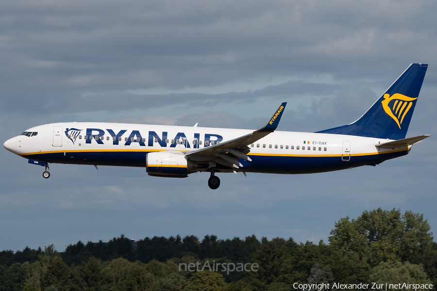 Ryanair Boeing 737-8AS (EI-DAK) | Photo 261612
