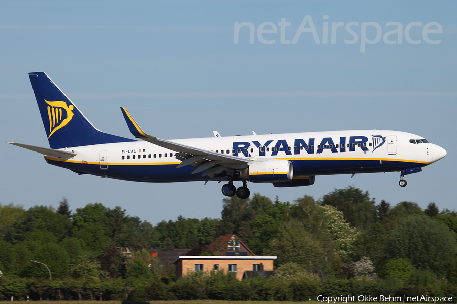 Ryanair Boeing 737-8AS (EI-DAL) | Photo 108751