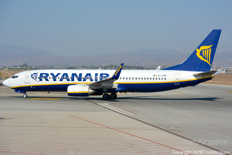Ryanair Boeing 737-8AS (EI-DAM) | Photo 195946