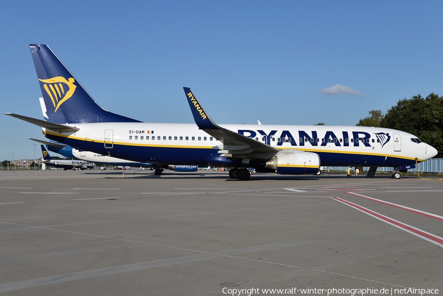 Ryanair Boeing 737-8AS (EI-DAM) | Photo 432595