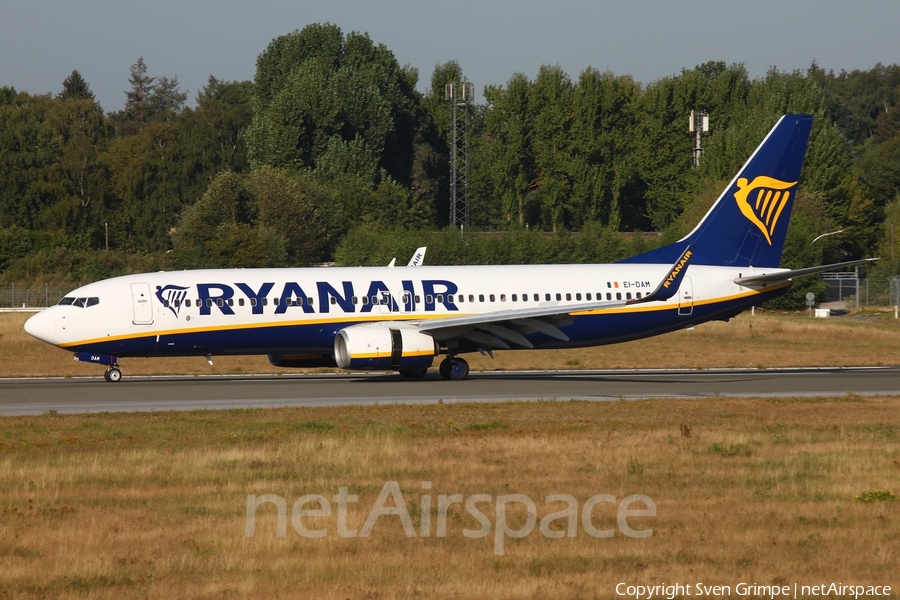 Ryanair Boeing 737-8AS (EI-DAM) | Photo 399333