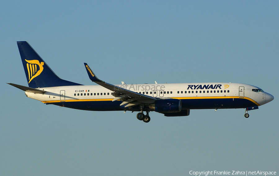 Ryanair Boeing 737-8AS (EI-DAM) | Photo 25523