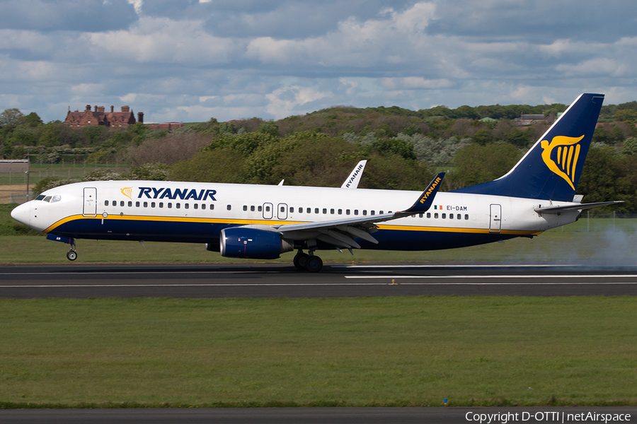 Ryanair Boeing 737-8AS (EI-DAM) | Photo 200735