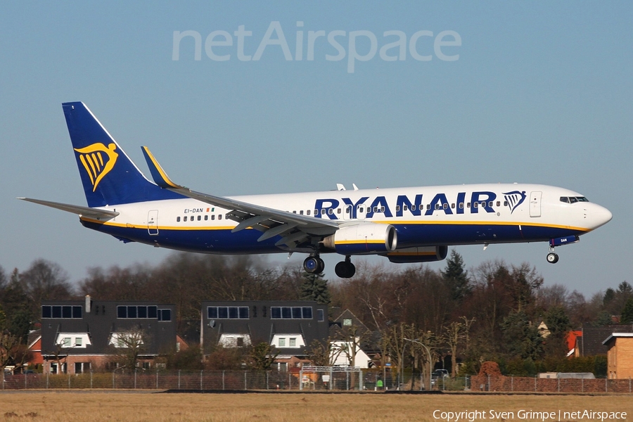 Ryanair Boeing 737-8AS (EI-DAN) | Photo 228959