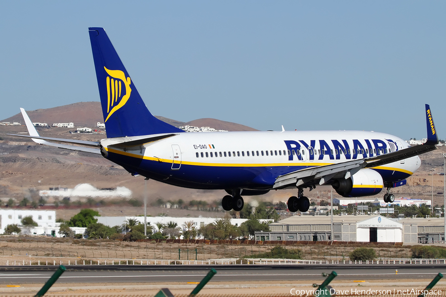 Ryanair Boeing 737-8AS (EI-DAO) | Photo 5163