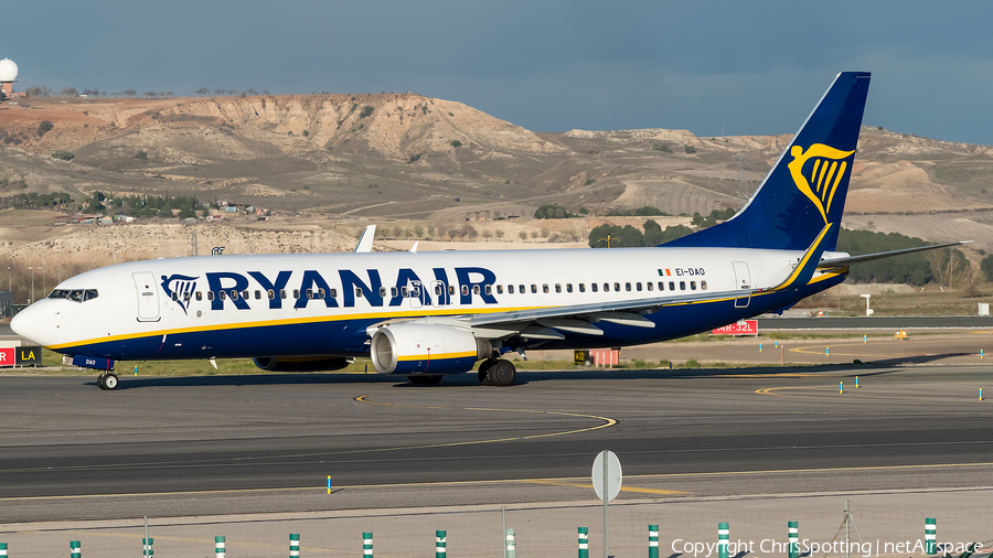 Ryanair Boeing 737-8AS (EI-DAO) | Photo 257387