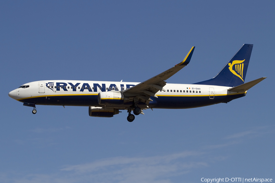 Ryanair Boeing 737-8AS (EI-DAO) | Photo 414957