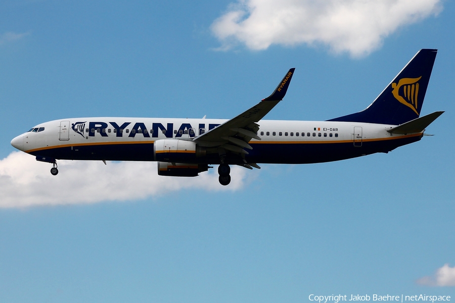 Ryanair Boeing 737-8AS (EI-DAR) | Photo 183145