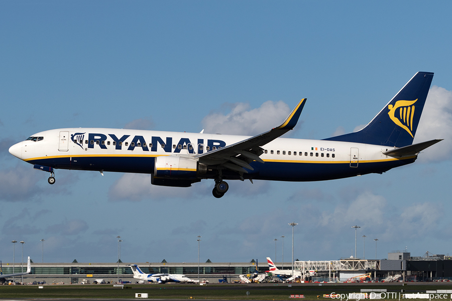 Ryanair Boeing 737-8AS (EI-DAS) | Photo 150514