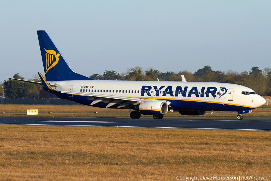 Ryanair Boeing 737-8AS (EI-DAS) | Photo 24210