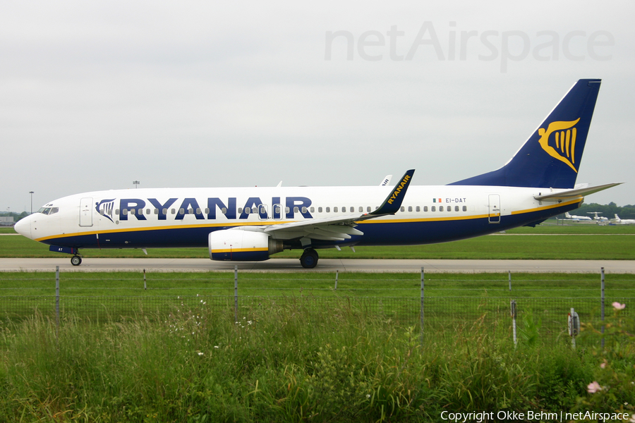 Ryanair Boeing 737-8AS (EI-DAT) | Photo 244414
