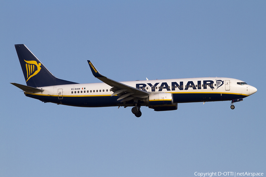Ryanair Boeing 737-8AS (EI-DAW) | Photo 302784
