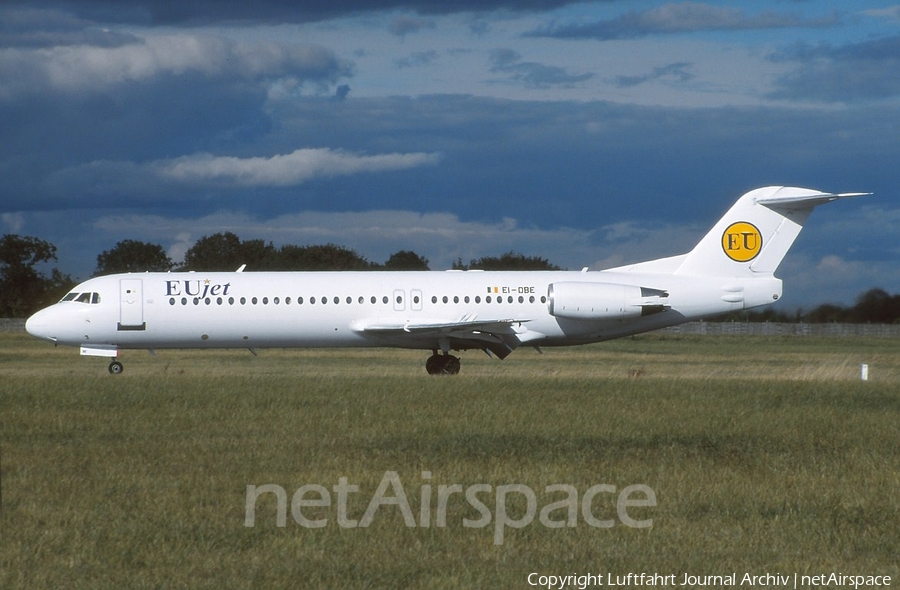 EUjet Fokker 100 (EI-DBE) | Photo 401841