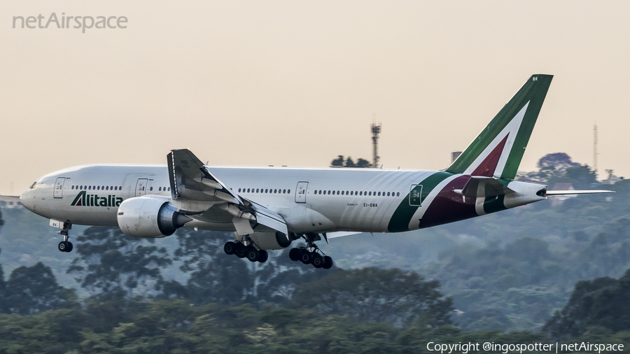 Alitalia Boeing 777-243(ER) (EI-DBK) | Photo 358887