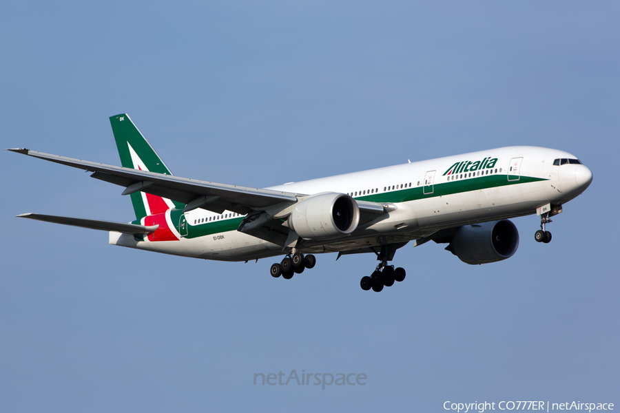Alitalia Boeing 777-243(ER) (EI-DBK) | Photo 28223