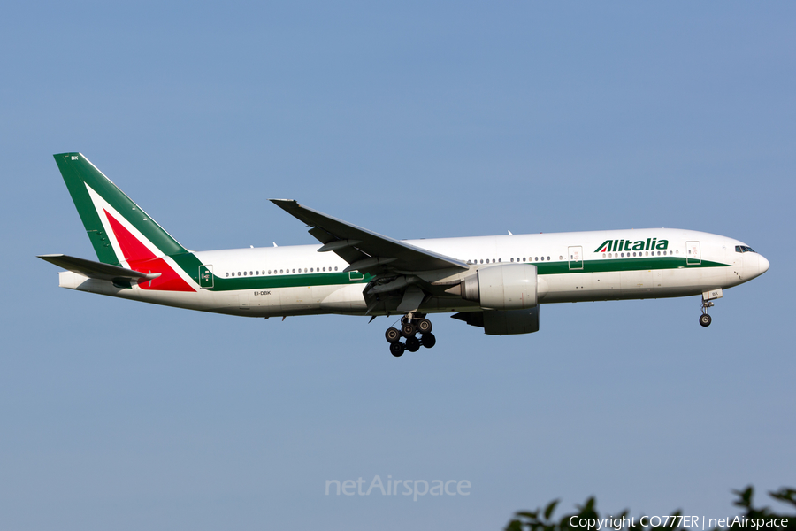 Alitalia Boeing 777-243(ER) (EI-DBK) | Photo 28224
