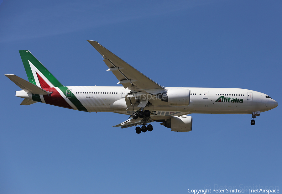 Alitalia Boeing 777-243(ER) (EI-DBK) | Photo 387354