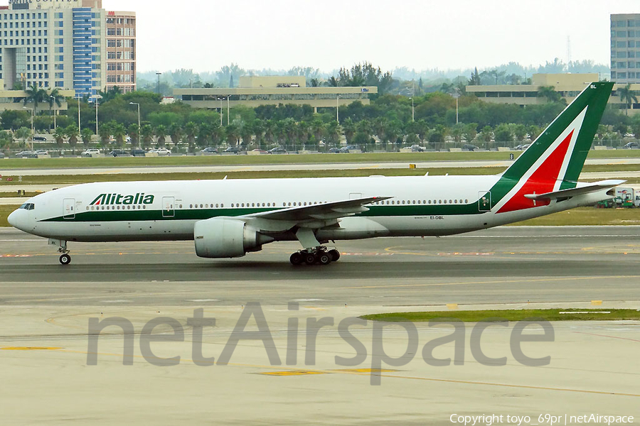 Alitalia Boeing 777-243(ER) (EI-DBL) | Photo 71564