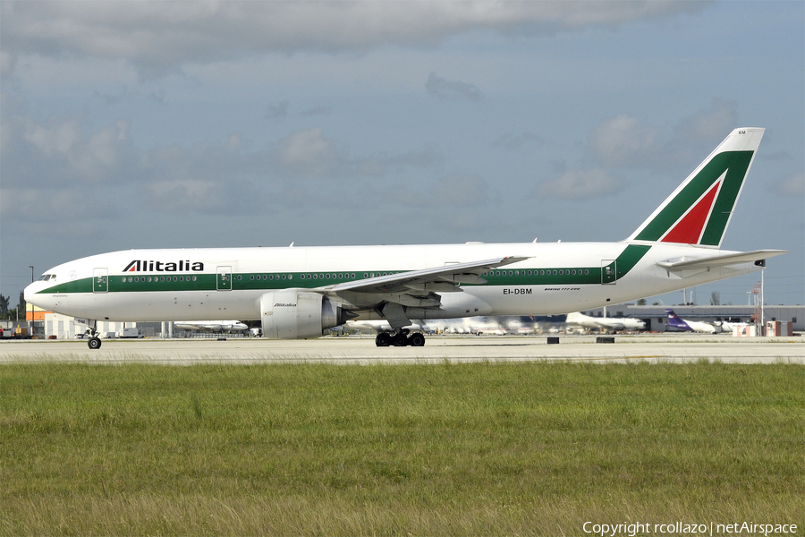 Alitalia Boeing 777-243(ER) (EI-DBM) | Photo 10989