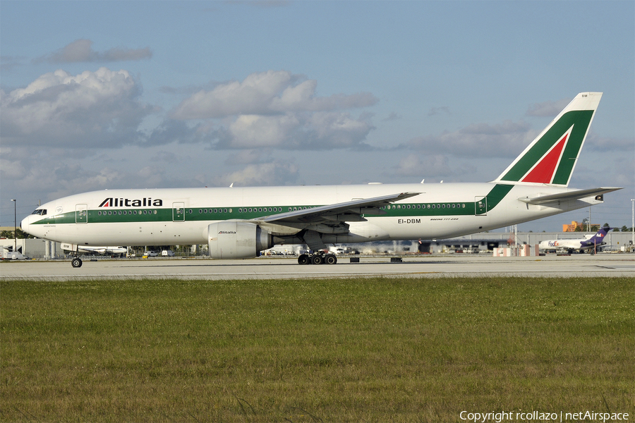 Alitalia Boeing 777-243(ER) (EI-DBM) | Photo 12690