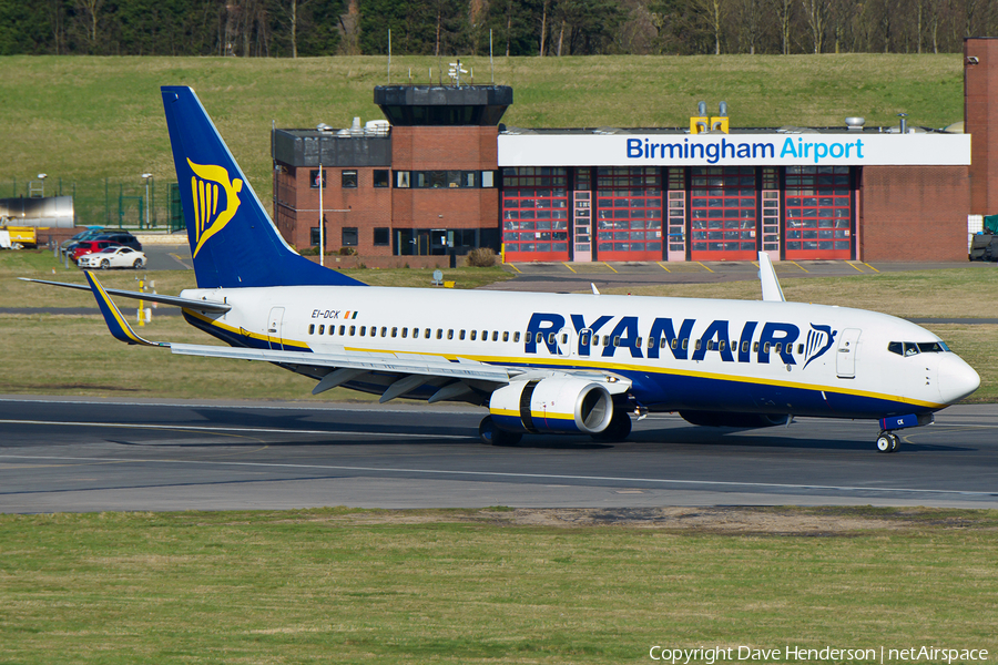 Ryanair Boeing 737-8AS (EI-DCK) | Photo 41442