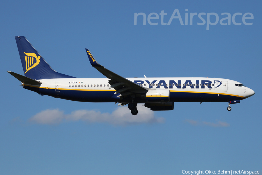 Ryanair Boeing 737-8AS (EI-DCK) | Photo 168302