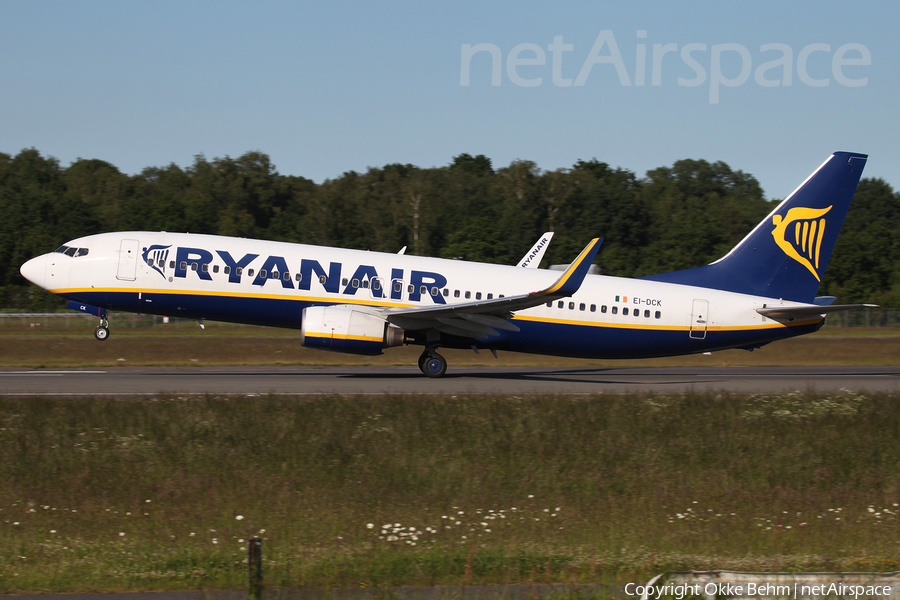 Ryanair Boeing 737-8AS (EI-DCK) | Photo 177055
