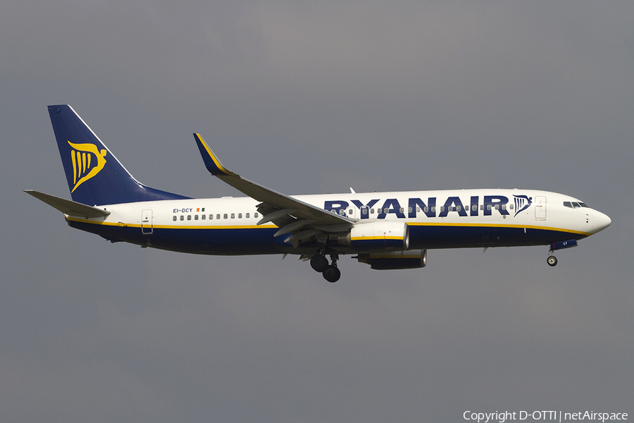 Ryanair Boeing 737-8AS (EI-DCY) | Photo 288286