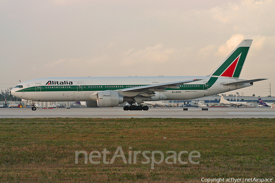 Alitalia Boeing 777-243(ER) (EI-DDH) | Photo 170388