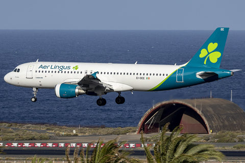 Aer Lingus Airbus A320-214 (EI-DEE) at  Gran Canaria, Spain