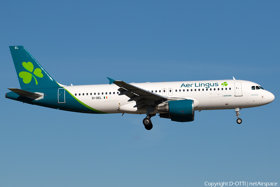 Aer Lingus Airbus A320-214 (EI-DEL) | Photo 561375