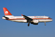 Meridiana Airbus A319-112 (EI-DEZ) at  Amsterdam - Schiphol, Netherlands