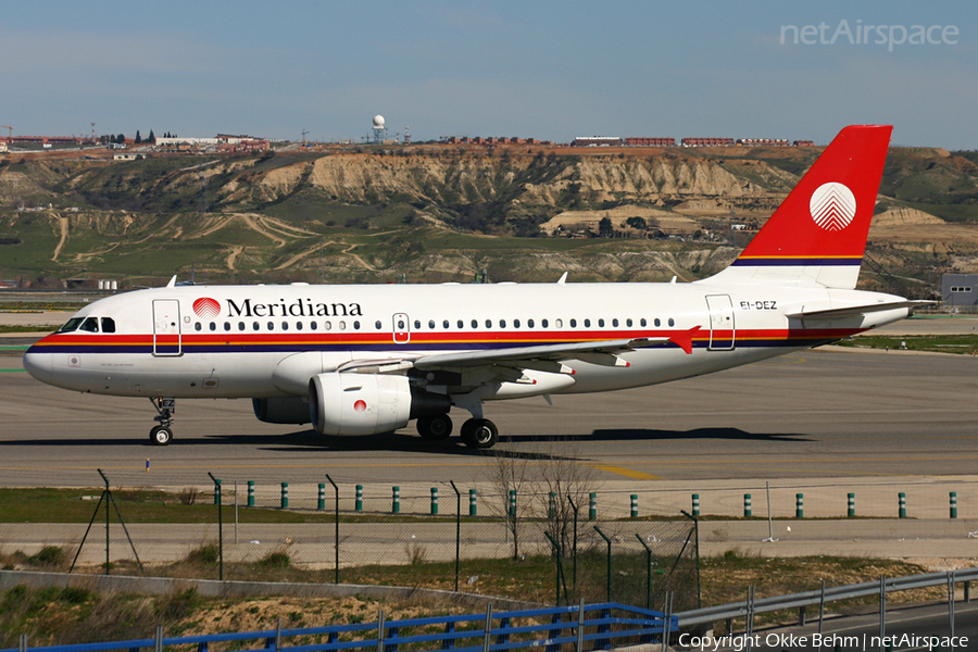 Meridiana Airbus A319-112 (EI-DEZ) | Photo 44800