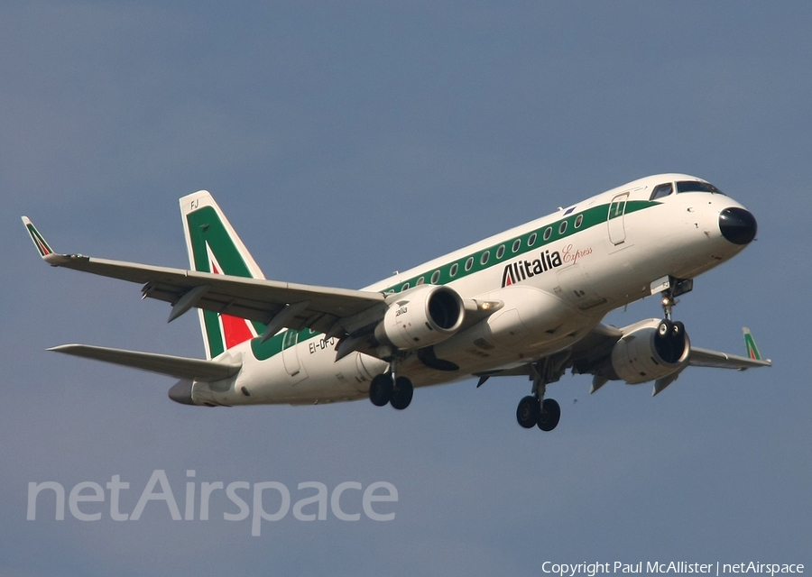 Alitalia Express Embraer ERJ-170LR (ERJ-170-100LR) (EI-DFJ) | Photo 3851
