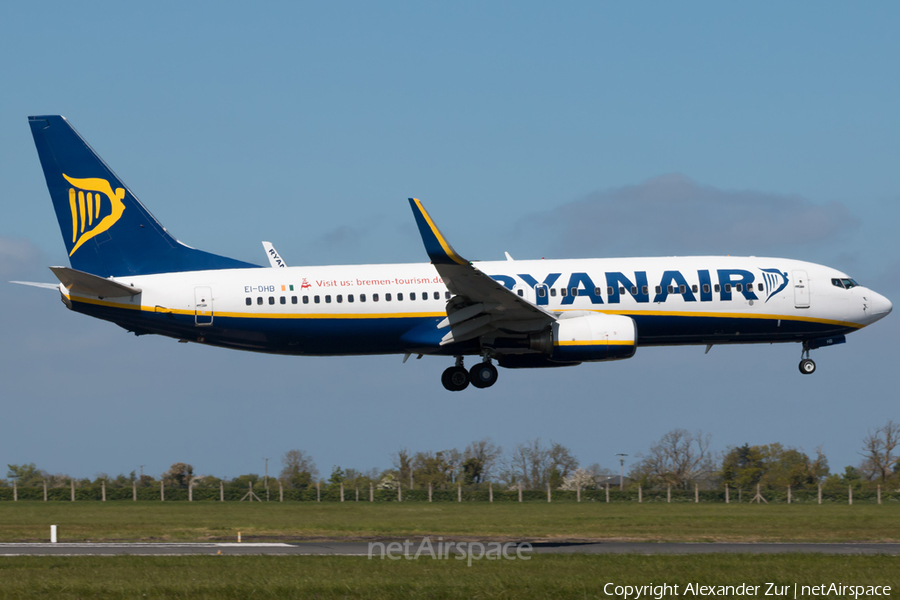 Ryanair Boeing 737-8AS (EI-DHB) | Photo 162399