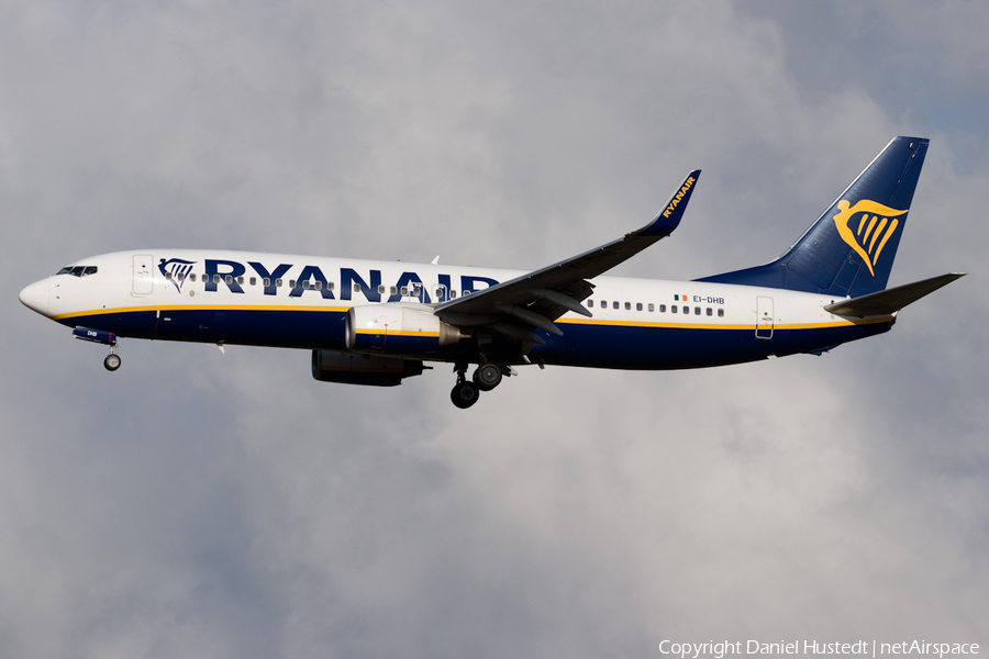 Ryanair Boeing 737-8AS (EI-DHB) | Photo 529895