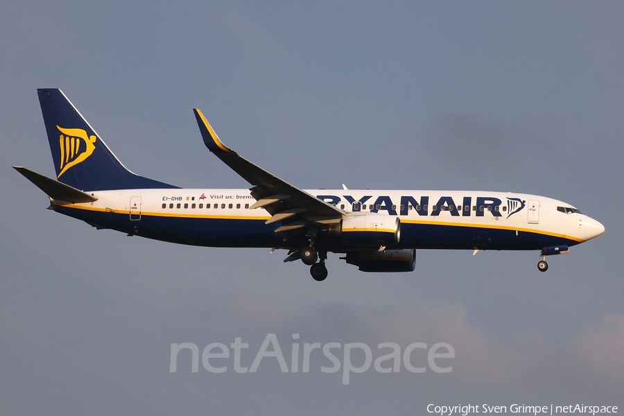 Ryanair Boeing 737-8AS (EI-DHB) | Photo 164124