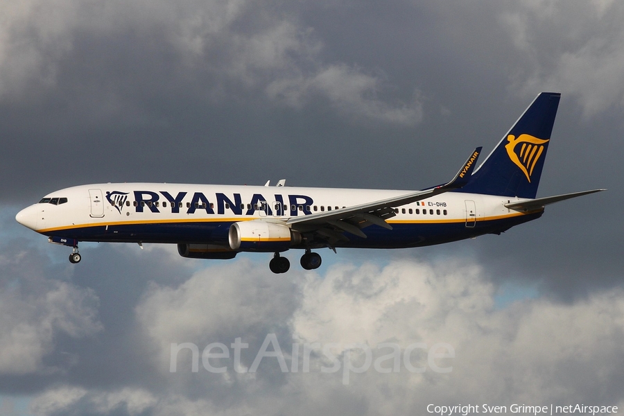 Ryanair Boeing 737-8AS (EI-DHB) | Photo 335473