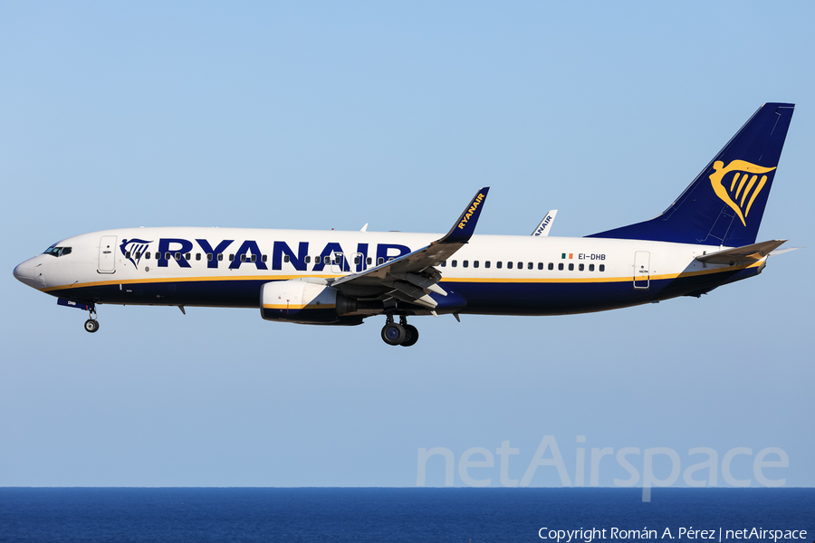 Ryanair Boeing 737-8AS (EI-DHB) | Photo 480951