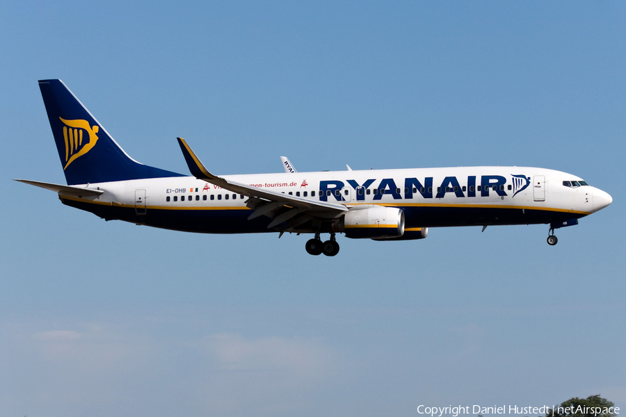 Ryanair Boeing 737-8AS (EI-DHB) | Photo 502832
