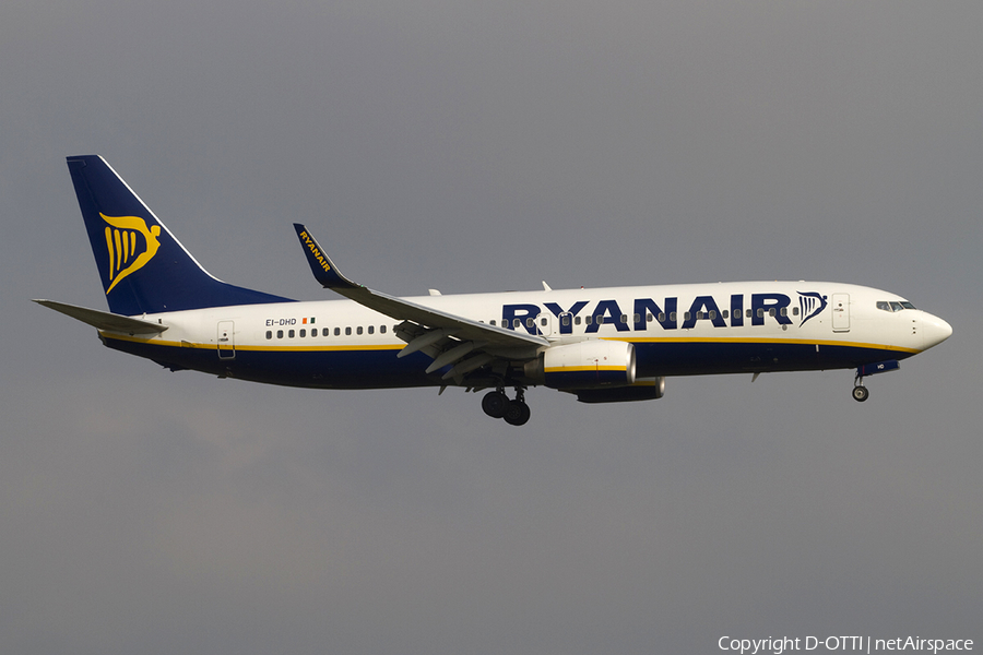 Ryanair Boeing 737-8AS (EI-DHD) | Photo 288613