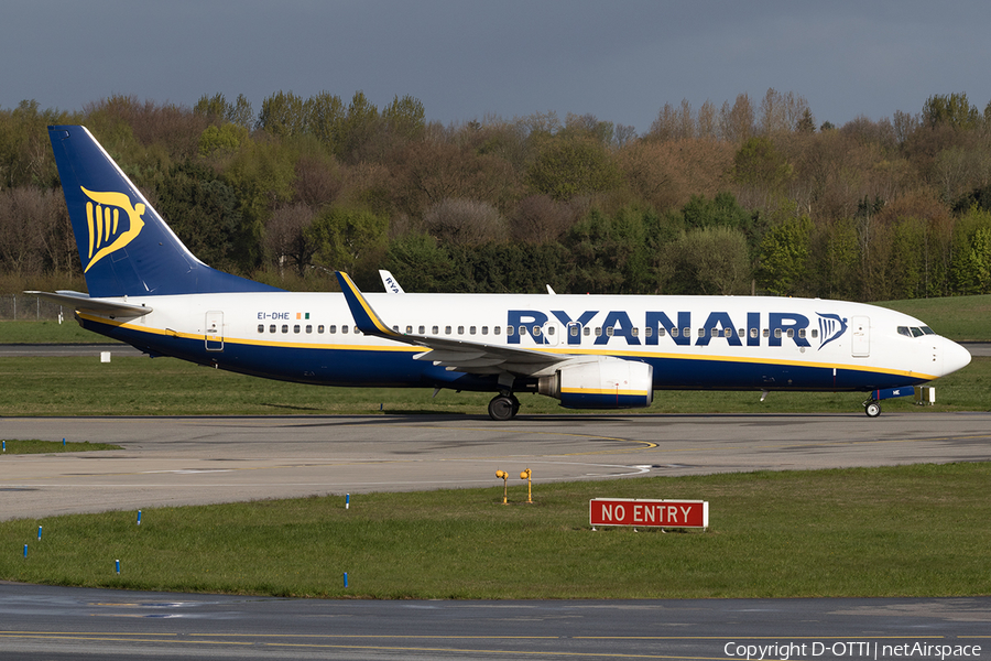 Ryanair Boeing 737-8AS (EI-DHE) | Photo 157170